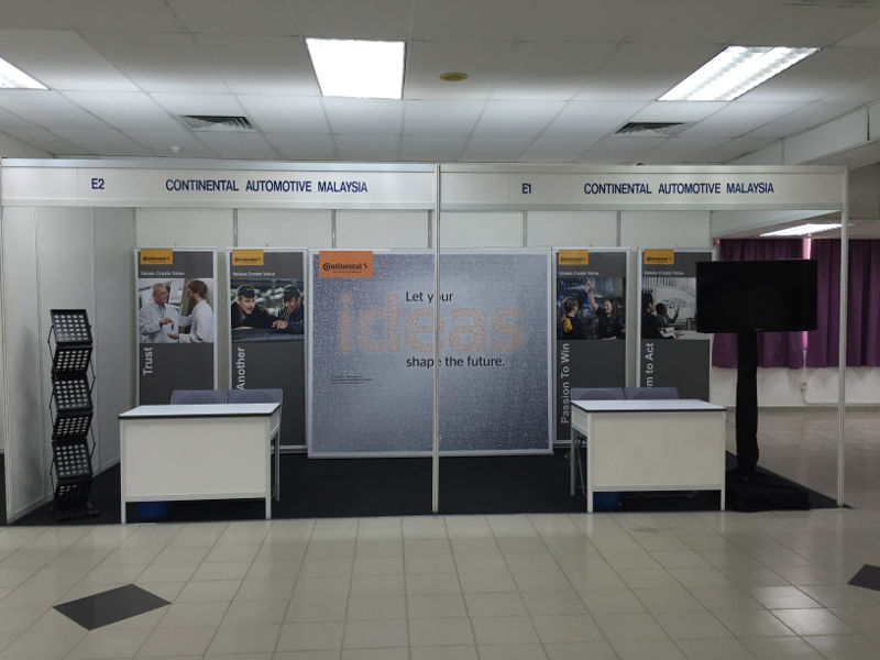 E-system booth Conti at USM Penang
